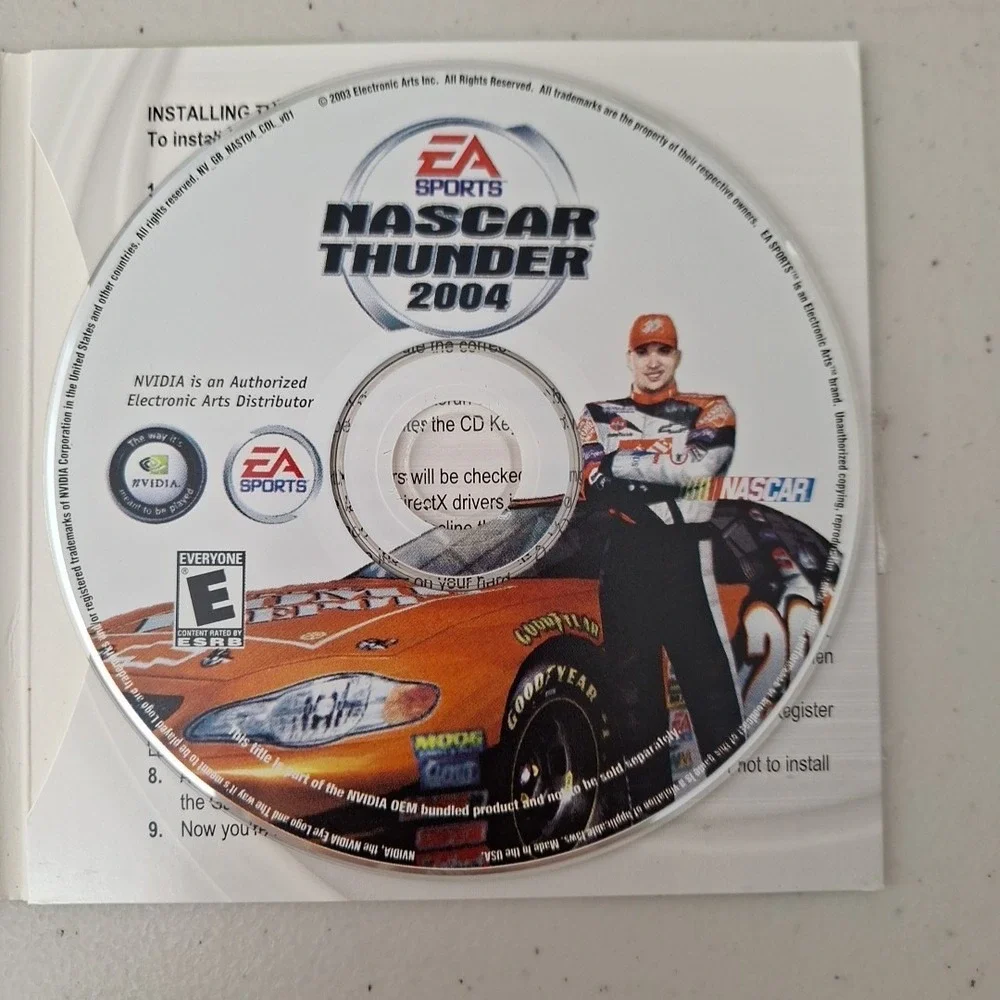 Nascar Thunder 2004 PC Computer Game EA Sports NIVIDIA OEM Bundle Version